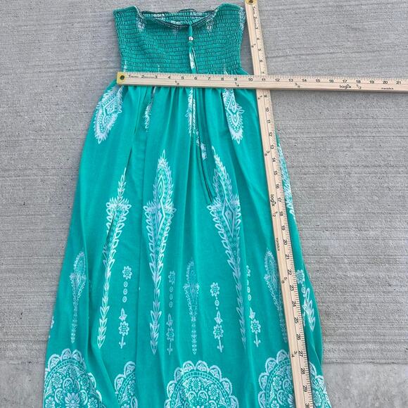 Flattering Vintage Size Small Waist Cinching Flowy Sun Dress Perfect For Summer - Picture 4 of 4